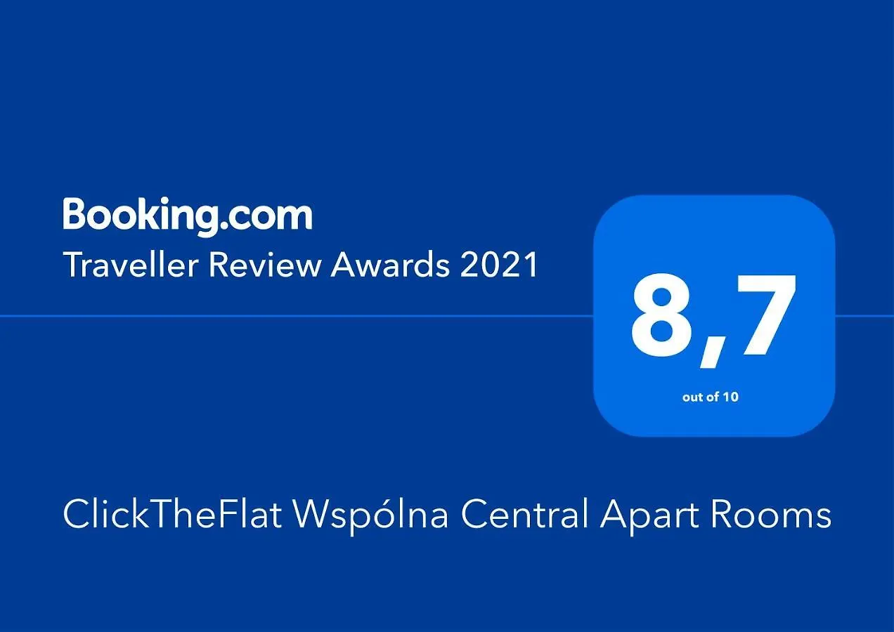 Clicktheflat Wspolna Central Apart Rooms Варшава