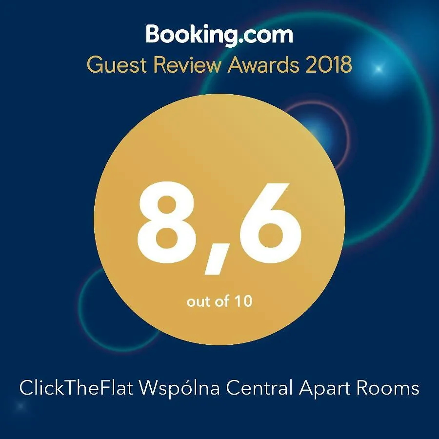 Clicktheflat Wspolna Central Apart Rooms Варшава Апартаменты